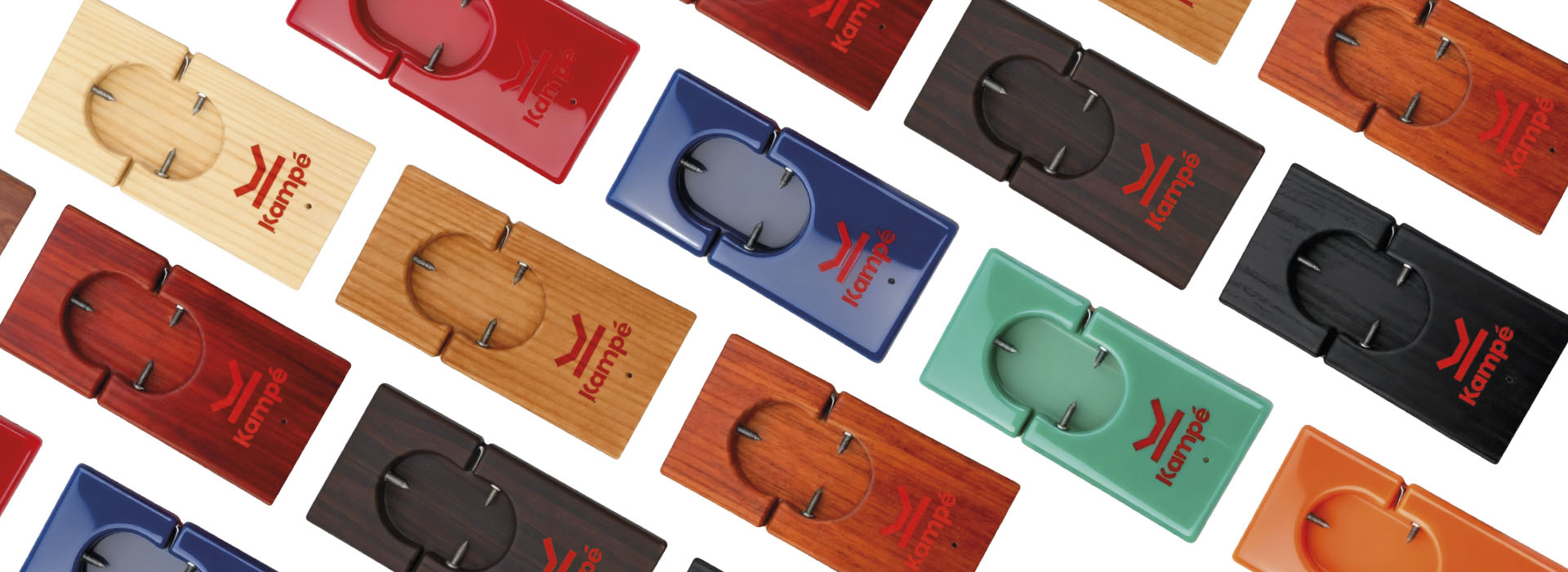 Variedad de modelos y colores del jamonero plegable Kampé